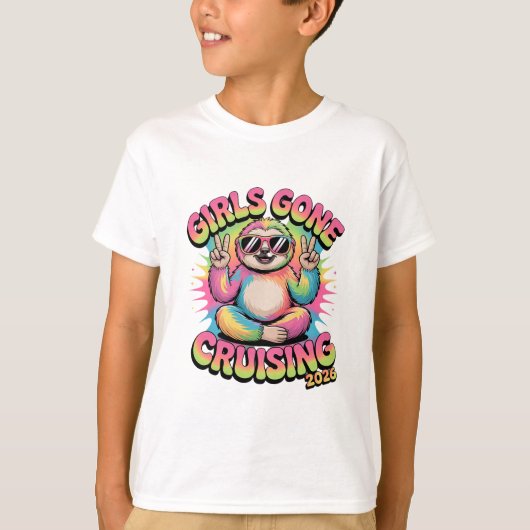 Girls Gone Cruising 2026 Cruise Vacation Trip Slot Tシャツ (正面)