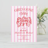 Girl's Gone Mild バチェラーウィークエンドパーティー 招待状 (スタンド正面)