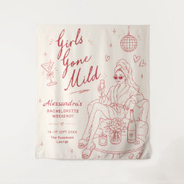 Girls Gone Mild バチェラー・パーティー タペストリー