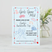 Girls Gone Mild Bachelorette Invitation 招待状 (スタンド正面)