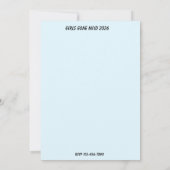 Girls Gone Mild Bachelorette Invitation 招待状 (裏面)