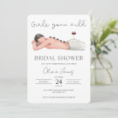 Girls gone mild bridal shower 招待状 (スタンド正面)