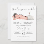Girls gone mild bridal shower 招待状 (正面)