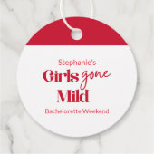 Girls Gone Mild Classic Bachelorette Beach Weekend フェイバータグ (裏面)