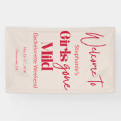 Girls Gone Mild Classic Bachelorette Beach Weekend 横断幕 (横)