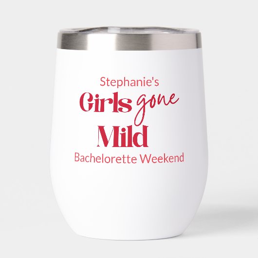 Girls Gone Mild Classic Bachelorette Weekend White (背面)