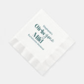 Girls Gone Mild Elegant Bachelorette Beach Weekend 縁ありランチョンナプキン (角)