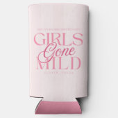 Girls Gone Mild Pink Bachelorette スリム缶クーラー (裏面)