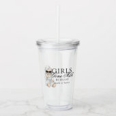 Girls Gone Mild Spa Bear Bachelorette アクリルタンブラー (正面)