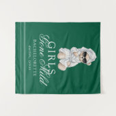 Girls Gone Mild Spa Bear Bachelorette タペストリー (正面(横))