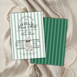 Girls Gone Mild Spa Bear Bachelorette 招待状