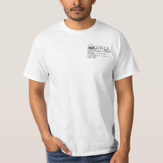 Girls Gone Mild Spa Bear Bachelorette Tシャツ (正面)