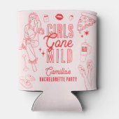 Girls Gone Mild Spa Pajama Bachelorette Party 缶クーラー (裏面)