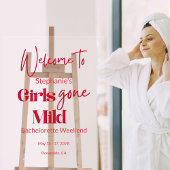 Girls Gone Mild Stylish Bachelorette Beach Weekend アクリルサイン
