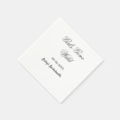 Girls Gone wild Bachelorette party name date bride スタンダードカクテルナプキン (角)