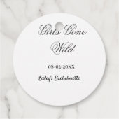 Girls Gone wild Bachelorette party name date bride フェイバータグ (裏面)