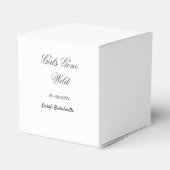 Girls Gone wild Bachelorette party name date bride フェイバーボックス (裏面サイド)