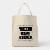 Girls Got Goals Motivational Tote Bag トートバッグ (裏面)
