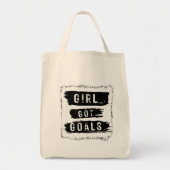 Girls Got Goals Motivational Tote Bag トートバッグ (正面)