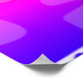 Girls Gymnastics "Gymnast" Rainbow Camo Poster ポスター (角)