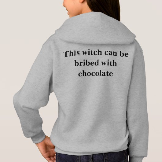 Girls' halloween pullover hoodie (裏面)