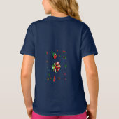 Girl's Happy., Joyfulハート&花Tシャツ Tシャツ (裏面)