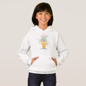 Girls hoodie Eugenie Unicorn (正面フル)