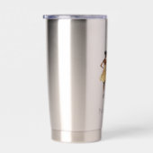 Girls in Glam Gold Black Red Dresses 保温保冷タンブラー (右面)