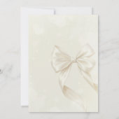 Girls Just Wanna Be 21 | Bow Coquette Birthday 招待状 (裏面)