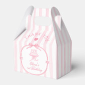 Girls Just Wanna be One Pink Bow Thank You フェイバーボックス (裏面サイド)