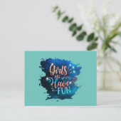 Girls just wanna have fun ポストカード (スタンド正面)