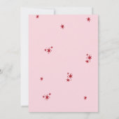 Girls Just Wanna Have Fun Pink Bachelorette Party 招待状 (裏面)