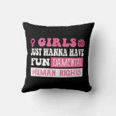 Girls just wanna have fundamental human rights  クッション (裏面)