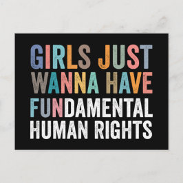 Girls Just Wanna Have Fundamental Rights ポストカード