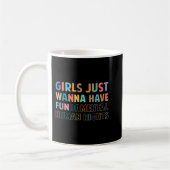 Girls Just Want to Have Fundamental Human Rights F コーヒーマグカップ (左)