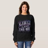 Girls Lead The Way Digital Design スウェットシャツ (正面フル)