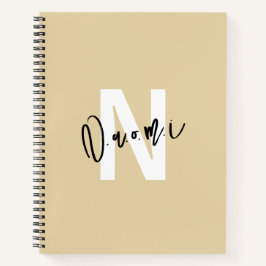 Girls’ Light Beige "Naomi" Notebook – Spiral ノートブック