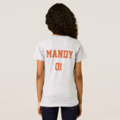 GIRLS love ADVENTURES Add name Back Girl Power Tシャツ (裏面フル)