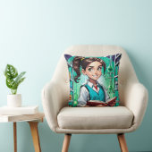 Girls Love Science! クッション (椅子)