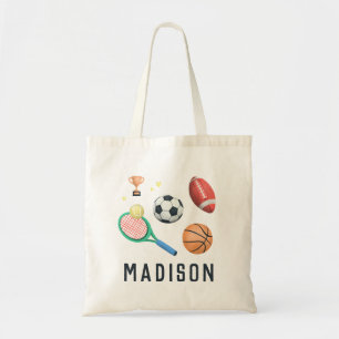 Girls Modern Tennis and Sports Kids School トートバッグ