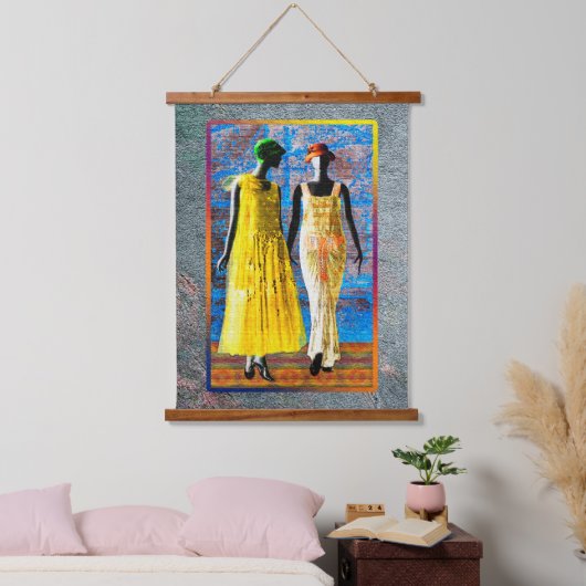 Girls' Night at the Speakeasy — Harlem, 1922 吊り下げ型タペストリー (寝室)