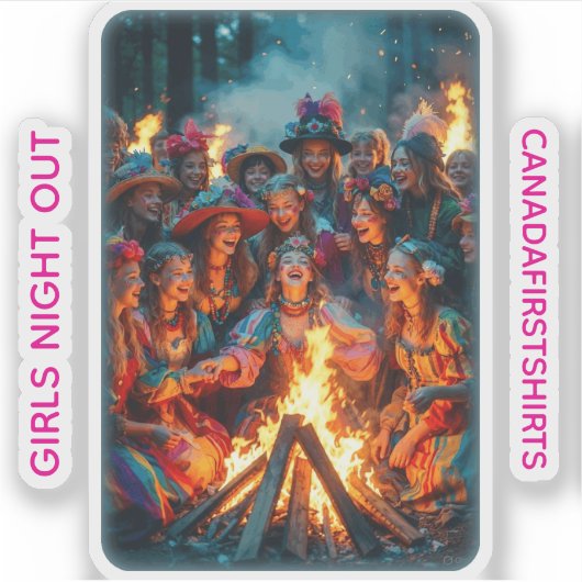 GIRLS NIGHT OUT シール (正面)