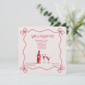 Girl's Night Out Valentine Party 招待状 (スタンド正面)