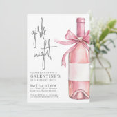 Girls Night Pink Galentine's Day 招待状 (スタンド正面)