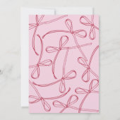 Girls Night Pink – Heart Balloons Galentine's Day 招待状 (裏面)