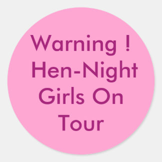 Girls On Tour ラウンドシール