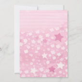 Girls Pink Birthday Invitation 招待状 (裏面)