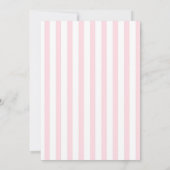 Girls Pink Waterpark Birthday Invitation 招待状 (裏面)