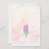 Girls Pool Party Birthday Invitation 招待状 (裏面)