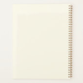 Girls Pretty Ponies Pastel Floral Horse プランナー手帳 (裏面)